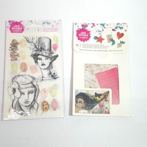 Jane Davenport Rub On Transfers Confettissue Confetti Tissue Craft Lot